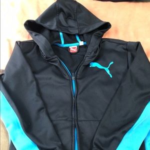 Puma youth zip up hoodie